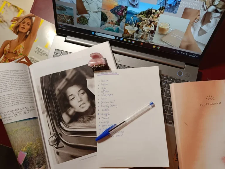 Créer son moodboard est une super activité et créé un mindset unique et motivant