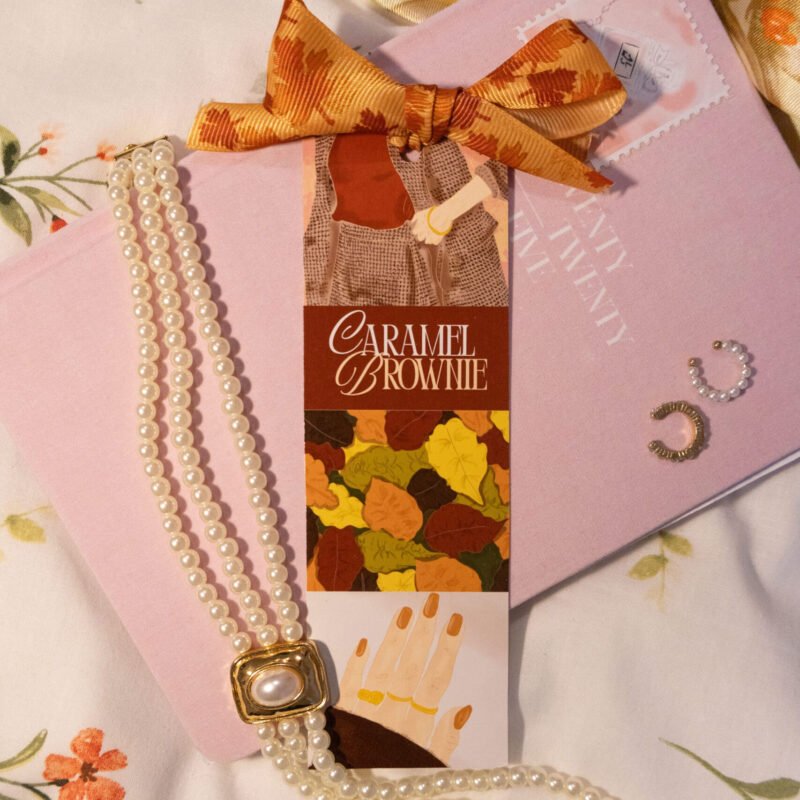Marque-Page Caramel Brownie