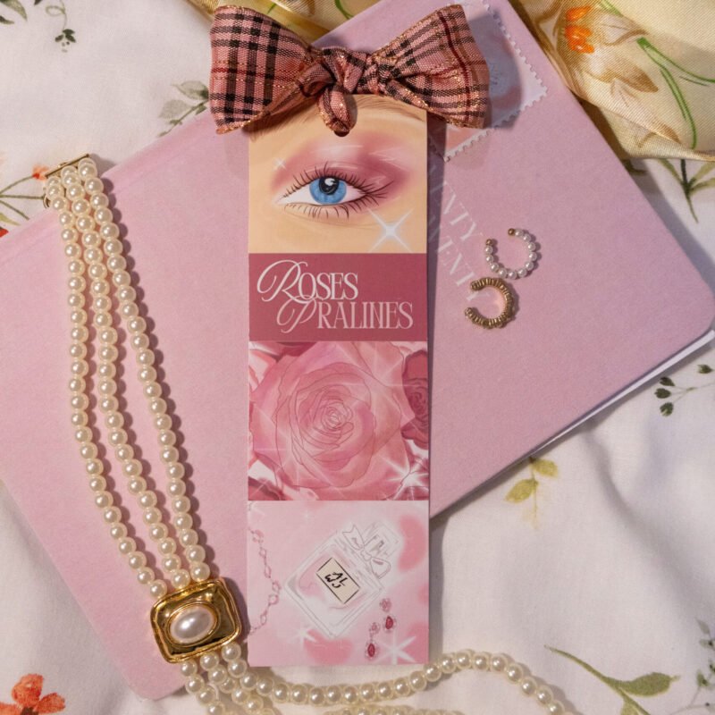 Marque-Page Roses Pralines